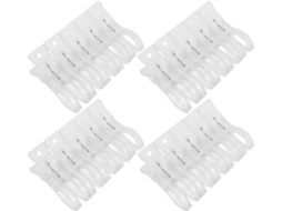 Didiseaon Conjunto de 20 Clipes Transparentes Balões Com Mola, Clipes de Plástico 9x4, Capas de Vinil de 5cm E