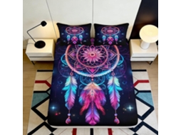 Conjunto de Cama Apanhador D Microfibra com Estampa 3d 200x25cm S/MARCA