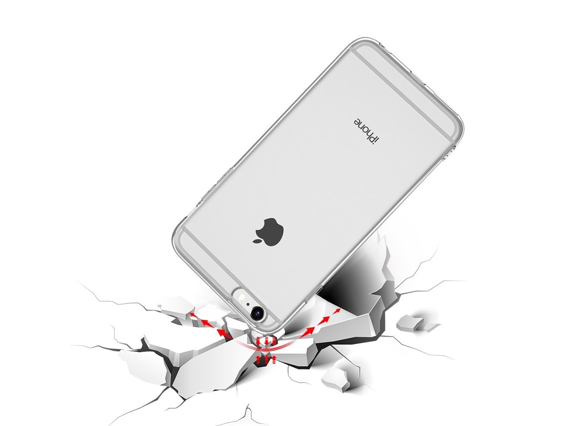 Capa De Silicone Tpu Para Iphone 6p/6sp