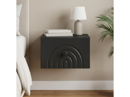 Vidaxl Gabinete De Canto Montado Na Parede Preto 33 X 34,5 X 20 Cm