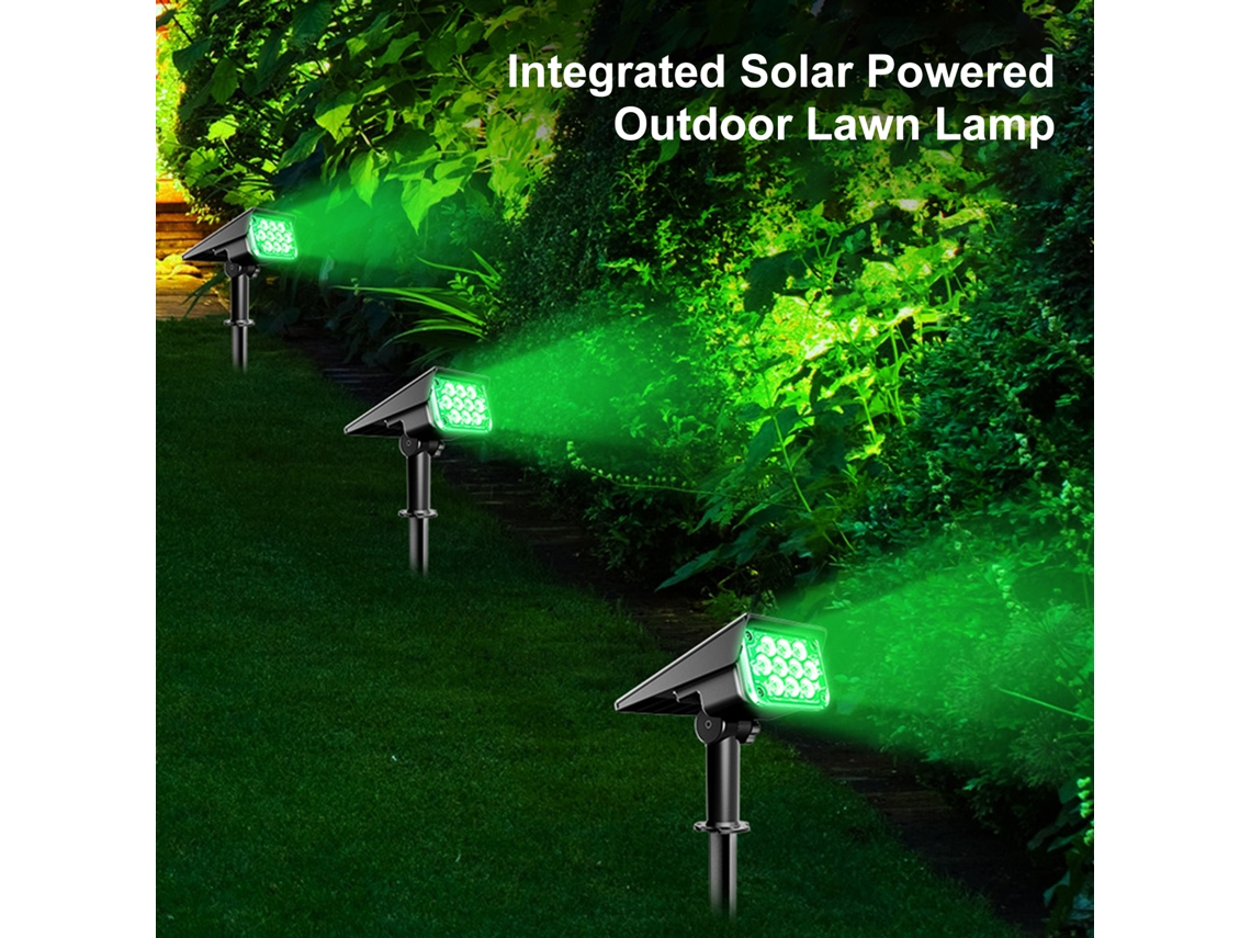 Luz Solar com 20 Leds controle sensível Ip65 2 níveis de brilho para Jardim | S/MARCA