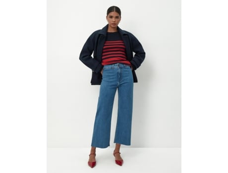 Jeans De Mulher Mo Calã Marine Ganga Azul (36)