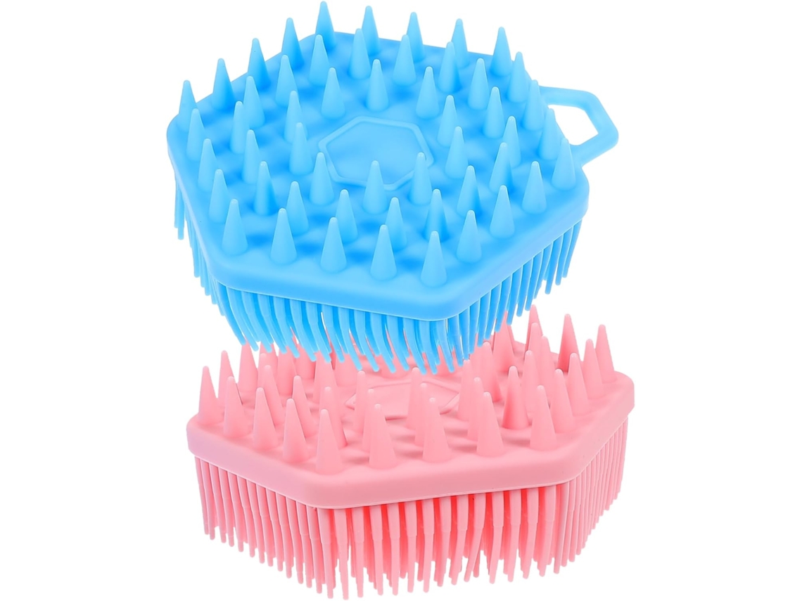 Conjunto De 2 Escovas Esfoliantes Para Corpo E Cabelo Mipcase, Com Design Ergonômico E Cerdas Flexíveis, Para Uso No