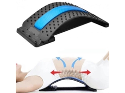 Lurelia Suporte Lombar Para Costas Ergonómico Preto Azul
