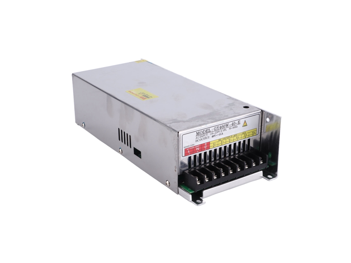 Fonte De Alimentação Chaveada Com Carcaça De Alumínio Galvanizado Para Fita Led 460w 46v 10a