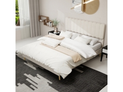 Estrutura de Cama BTFORUS 160x200 cm Estilo Moderno de Luxo Robusta Durable Design Prático (160x200 cm)