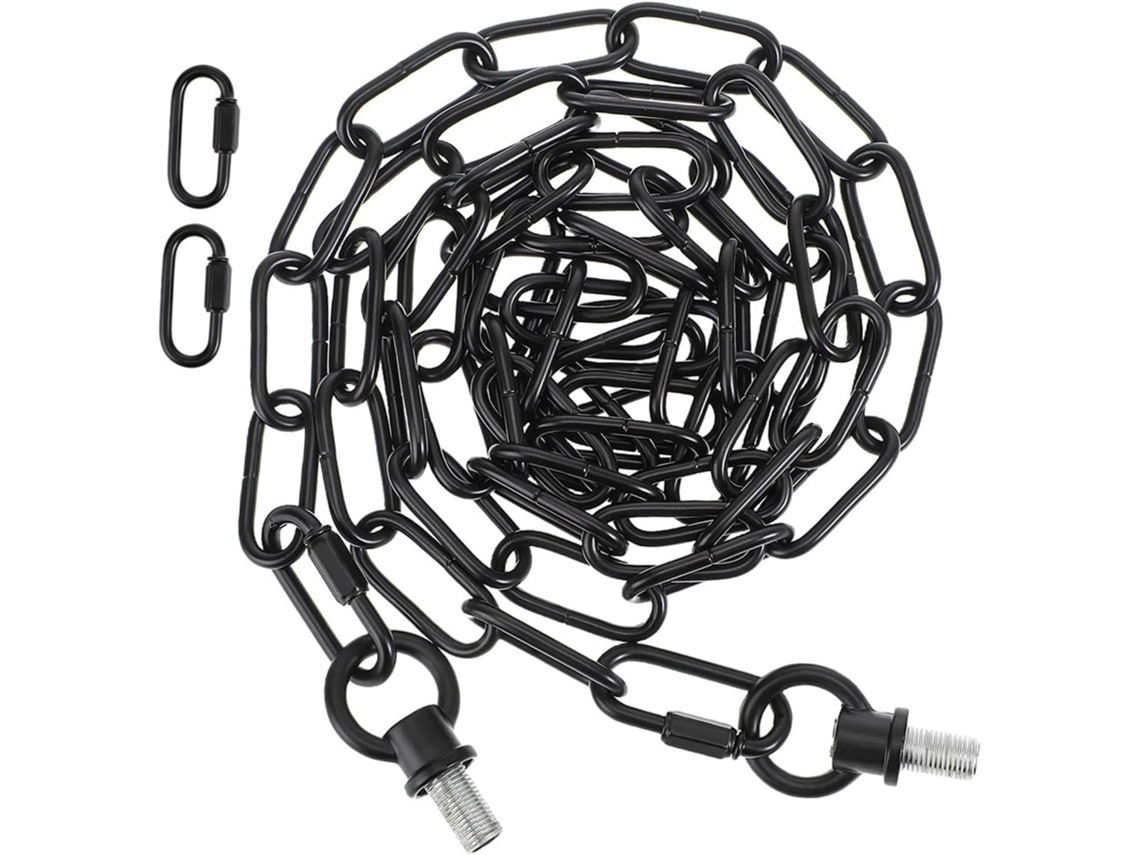 Corrente Ajustável De Ferro Preto Para Lustres E Luminárias. Fácil