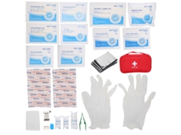 KOFIHETY Kit De Primeiros Socorros 17pcs Com Penso Adesivo, Gaze, Fita Para Tratamento De Feridas Em Bolsa Para Emergência Ao Ar Livre