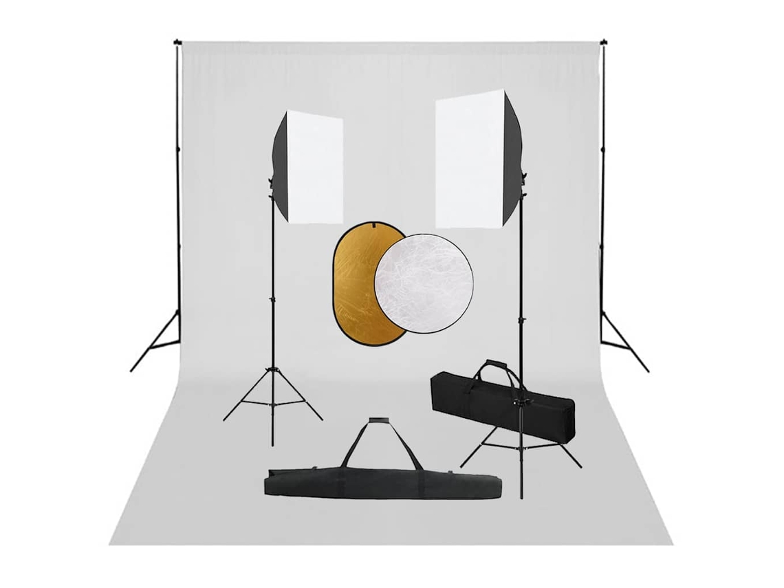 Studio Kit, Studio Kits Vidaxl Branco Aço (500 X 300 Cm)