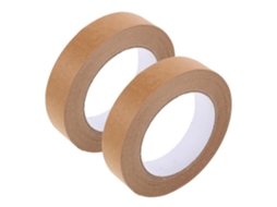 Pedaços de Fita Adesiva Papel Kraft para Escrever, Ideal Etiquetar, Organizar e Projetos Criativos. 11,50 X 2,