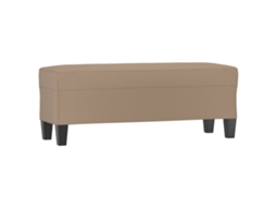 Bench, Benches Vidaxl Marrom Couro Artificial (100 X 35 X 41 Cm)