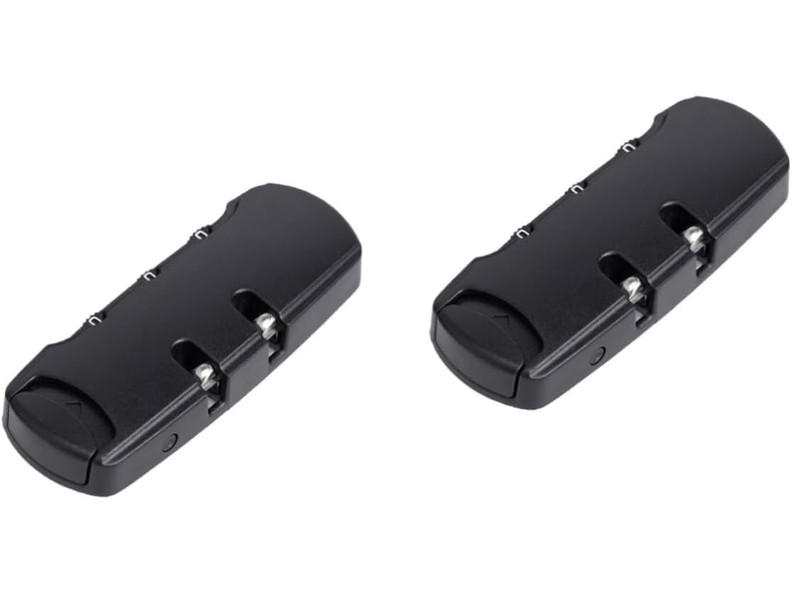 Conjunto De 2 Cadeados Viagem Seguros Com Combinação E Senha Para Mala
