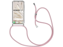 Correia Colar Alça Elegante para Honor Honor 70 6,67 HONGWE. Silicone Transparente