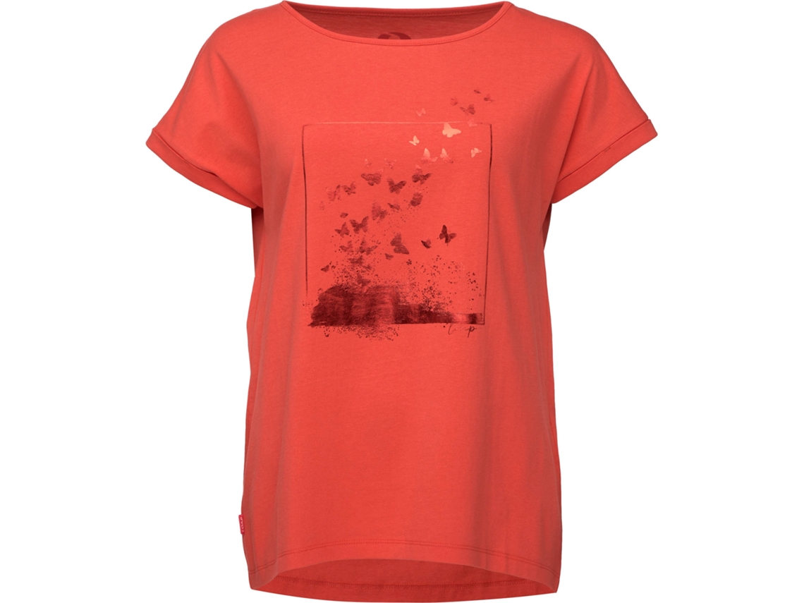 Camiseta feminina Loap Bazala 100% algodão com gola redonda