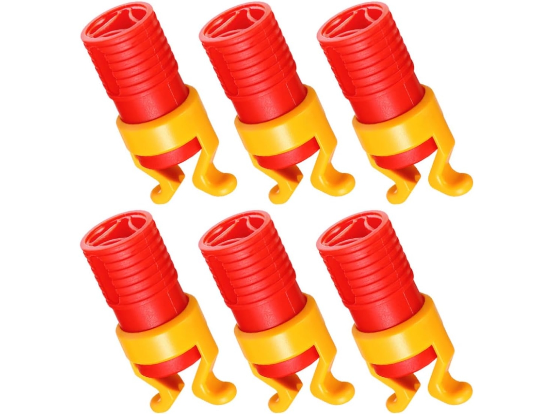 Grampos De Fixação De Parafusos, Conjunto De 6, Ferramenta Leve Em Plástico Abs