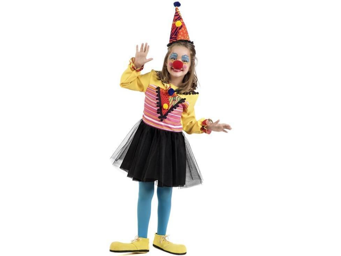 Fato de Menina DISFRAZZES Palhaça Com Tutu (Tam: 9 a 11 Anos)