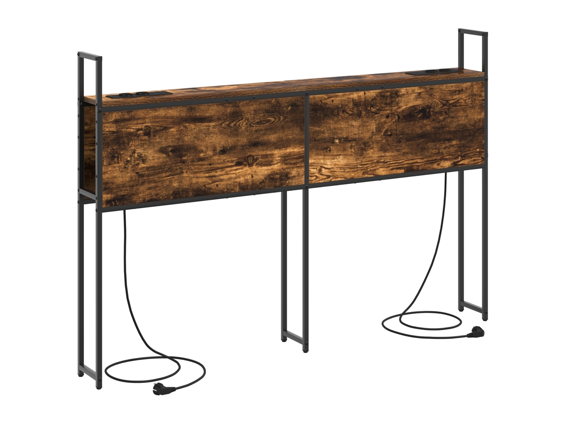 Conjunto 1 Cabeceira De Armazenamento Vidaxl Castanho Derivados De Madeira (98 Cm)