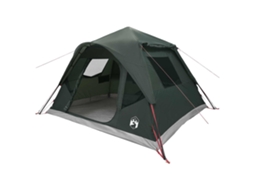 Conjunto 1 Abrigo De Camping Vidaxl Verde Poliéster (305 X 275 X 190 Cm)