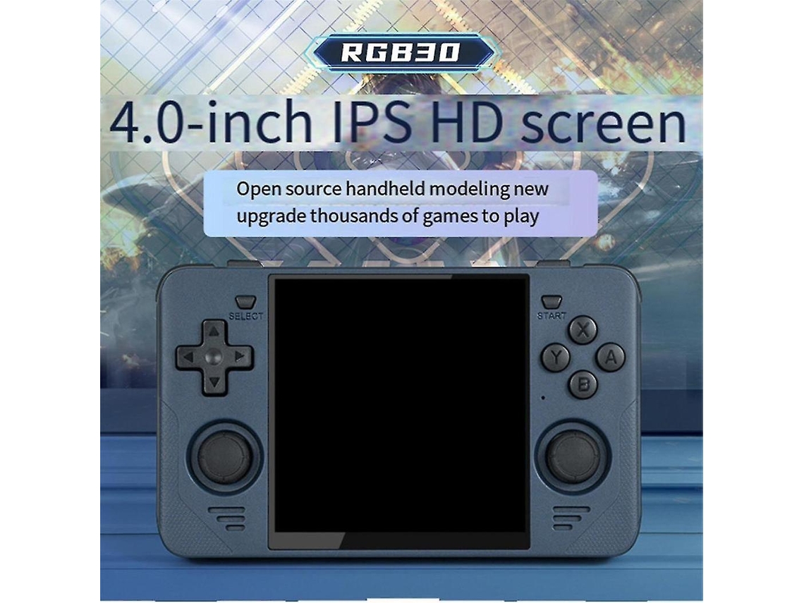 Console De Jogos Portátil Rgb30 16 Gb 256 Gb 4 Polegadas 720 X 720 Quad Core 5 Ghz Wifi Bluetooth 4100 Mah Retro Game Player Ly Ebike