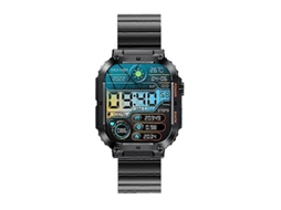 Relógio Inteligente K57 Pro De 1,96 Polegadas Com Bluetooth, Chamadas, Música, Previsão Do Tempo E Resistente À Água