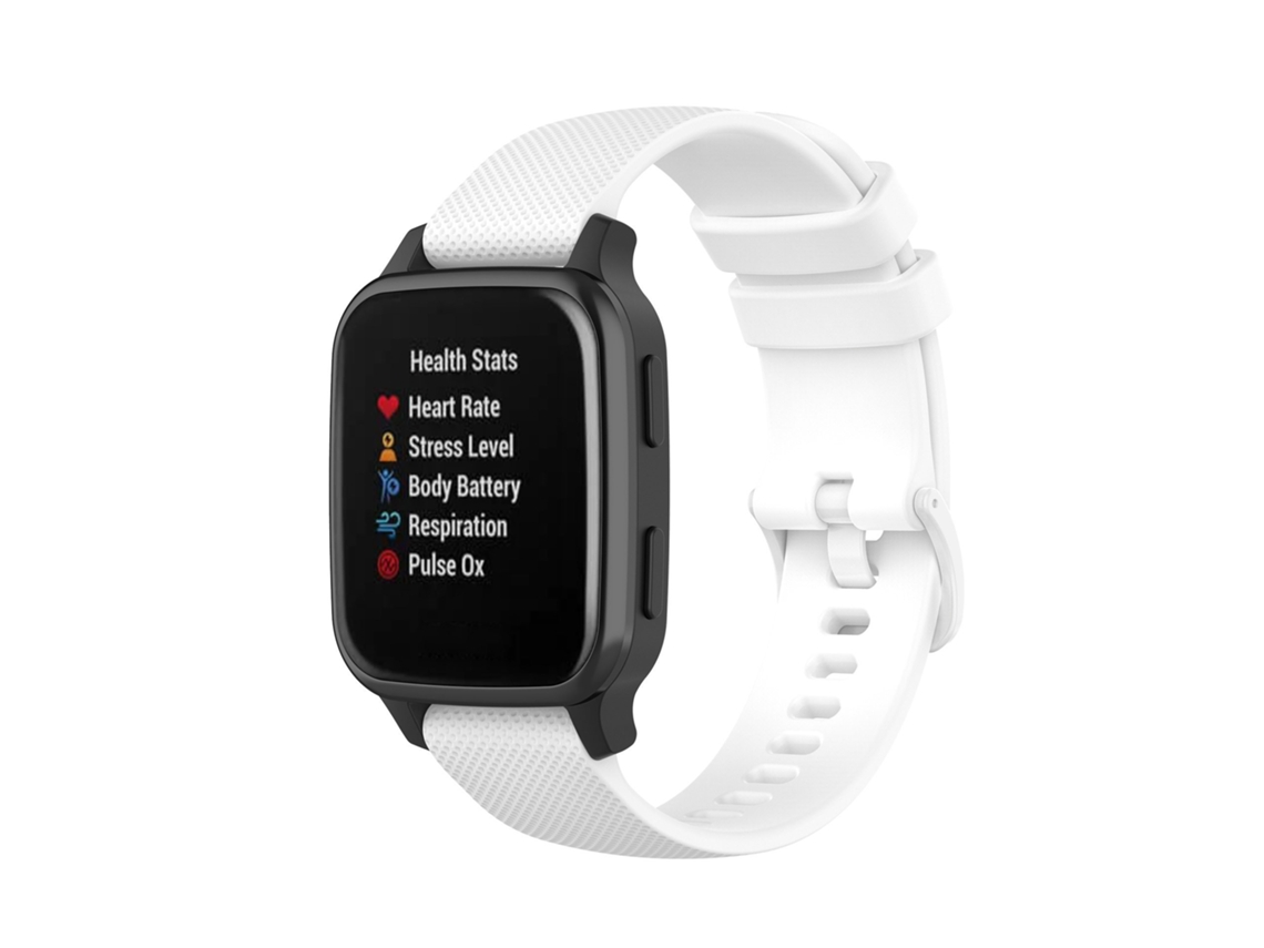 Bracelete Para Garmin Vívoactive 4s (18mm) Branco Cuich