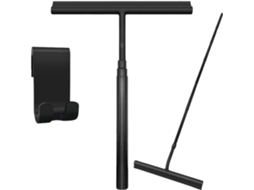 Raspador De Silicone Retrátil Para Chuveiro, 2 Em 1, Multiuso, Para Janelas E Pisos, Com Gancho, Tamanho G