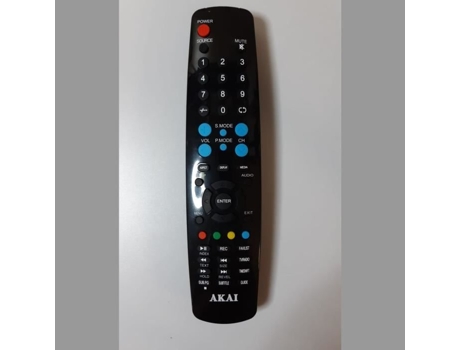 Akai. Controle Remoto Original Para Televisão Akai Ate40t3604k. Novo. Entregue Sem Baterias.