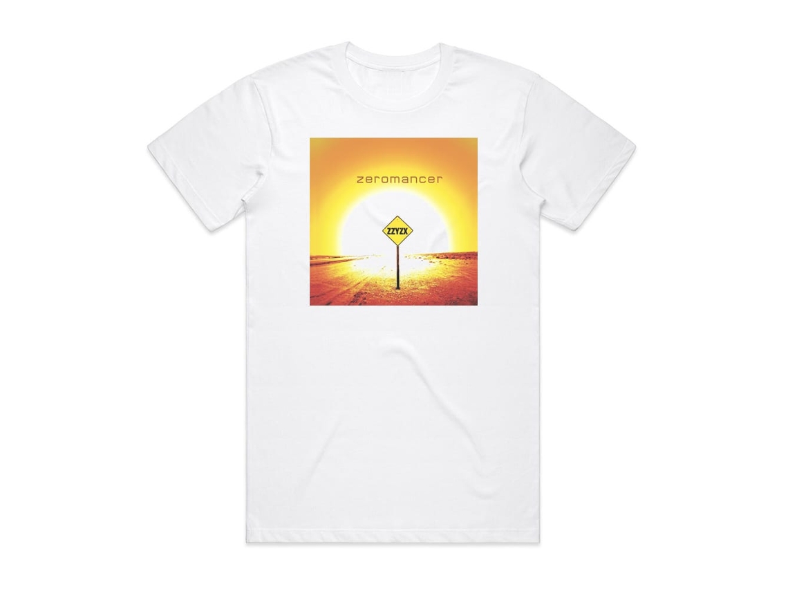 Zeromancer Zzyzx Album Cover T-shirt White Rockinstonesize-xxxl