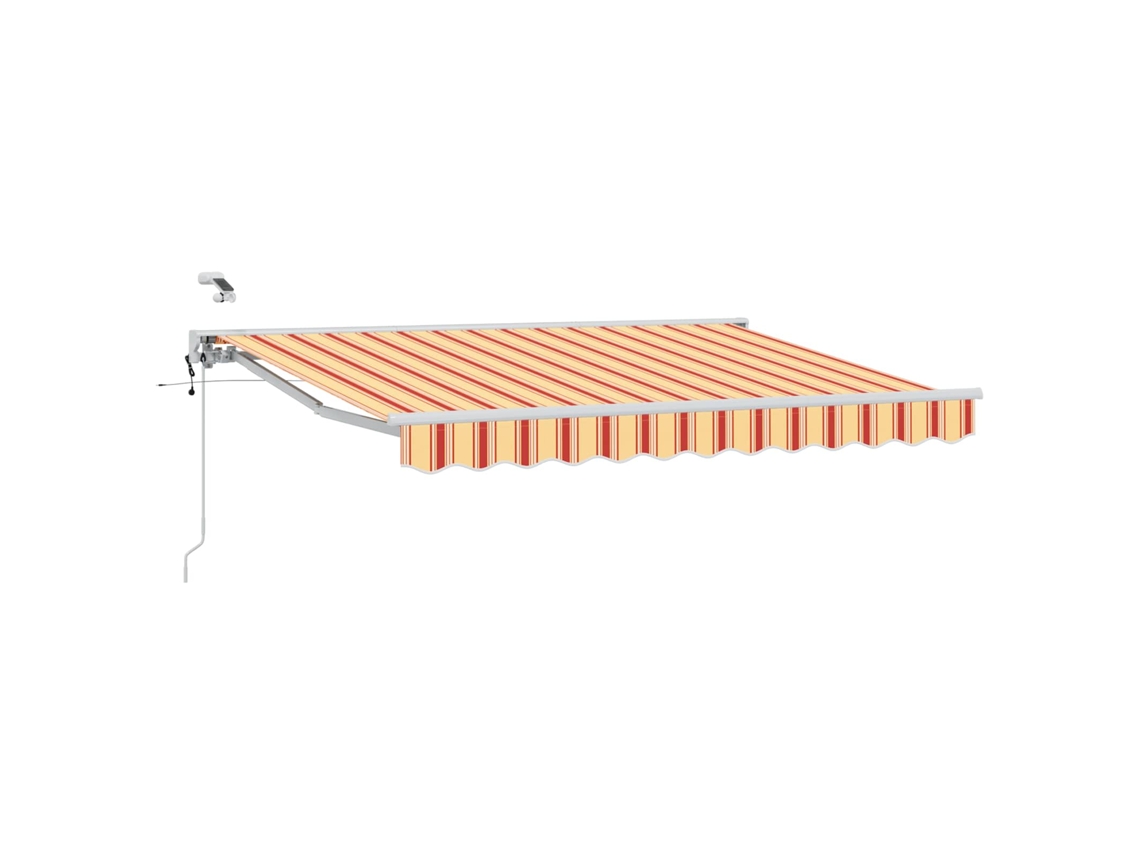 Conjunto 1 Sombra Externa Vidaxl Amarelo Alumínio (2,5 X 2 M)