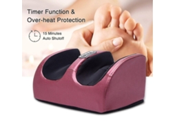 Massageador De Pés Elétrico Shiatsu Com Plugue Europeu, Terapia De Aquecimento E Rolos De Massagem Para Os Pés - Presente Fa1159