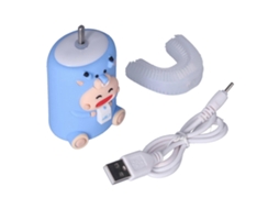 Escova De Dentes Automática Vibratória Em Formato De U, À Prova D'água, Recarregável, Com Bateria, Escova De Dentes Eletrônica Fofa Para Crianças.