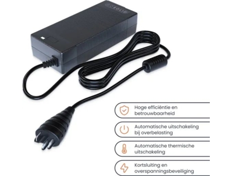 Carregador Bicicleta Elétrica Compatível com Bergamont E-Ville 42V/4A GO SOLID!