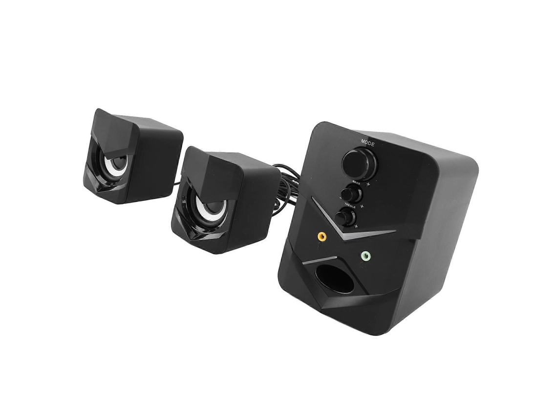 Alto Falantes Para Computador, Subwoofer Universal Com Fio E Função Bluetooth Para Pc E Laptop, Preto. Olysi Shop