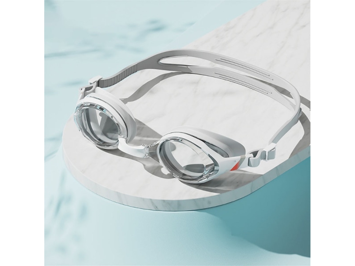 Óculos de Natação para adultos, armação ampla, profissional, antiembaçante, snorkeling, azul AQUAFORGE