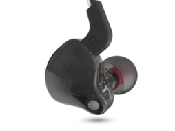 Aetheria auriculares Qkz Ak6 Hifi Sport In Ear com Microfone 3.5mm para Running Music Earbuds