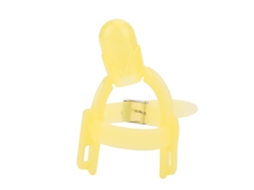 Mali protetor de Polegar Ajustável em Silicone para Bebês Mordedor Seguro e Não Tóxico (amarelo)