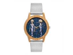 Relojes De Moda Unisex Hombre Mujer Cuarzo Pulsera Plata