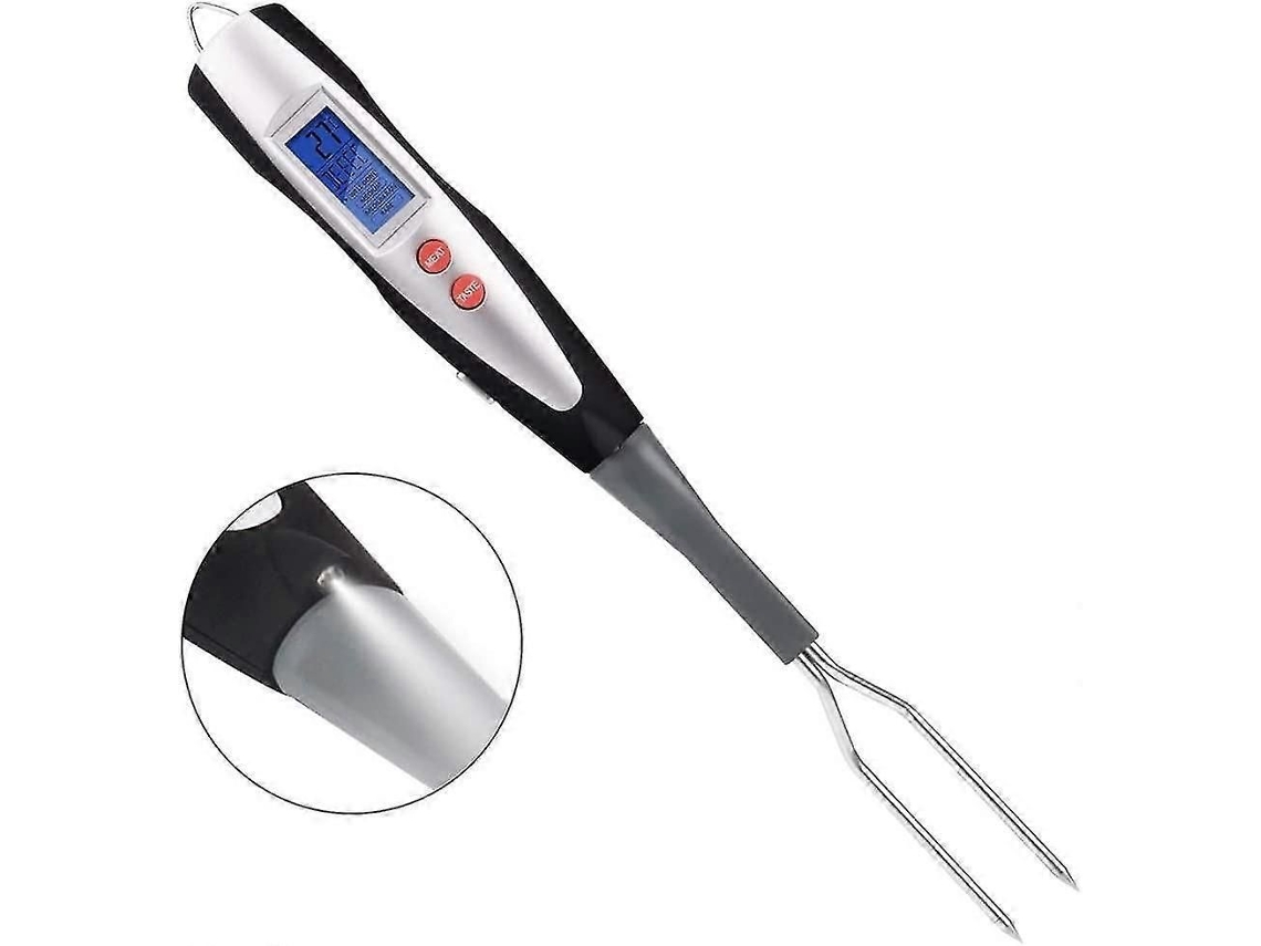Garfo Termômetro para Carne, Churrasco com Digital, Digital Cozinha, G Arfo de Leitura Instantânea Par GOKOCO
