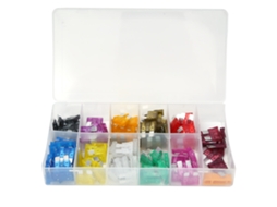 Kit de Fusíveis de Lâmina para Carro, 140 Peças, Tamanho Médio, 2a~40a, Variedade