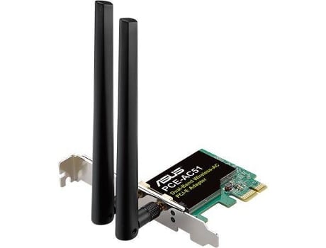 Placa de Rede ASUS Wi-Fi AC750 Dual Band  PCE-AC51