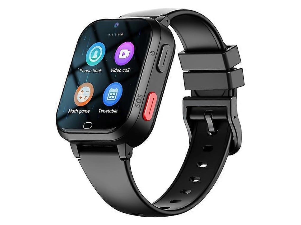 Relógio inteligente infantil D5 com câmera HD de 1,69 polegadas, chamada de vídeo, rastreador de posição, Android 8.1 4G VONKELIOS