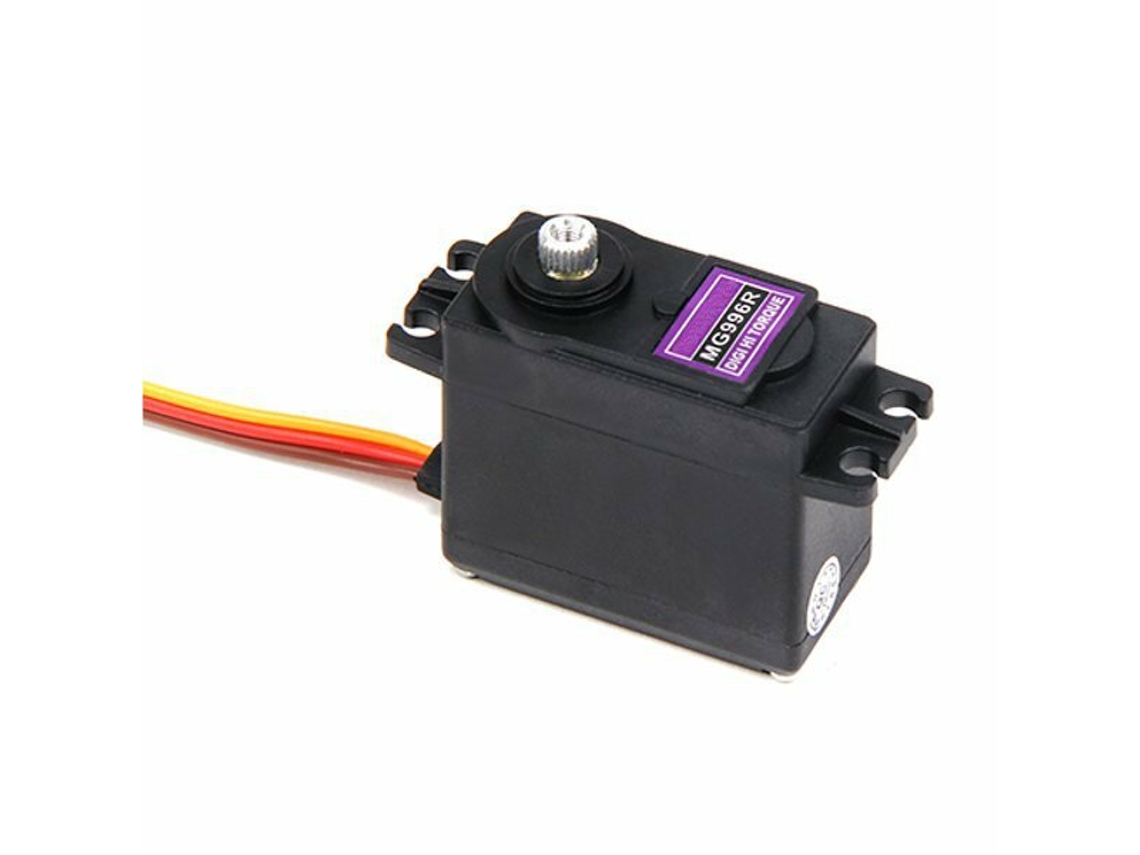 Conjunto de 6 servos digitais binários elevados com engrenagens metálicas Mg996r para modelos de aeronaves. MDUG (55g)