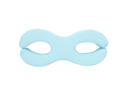Travesseiro Ergonômico Azul para Dormir de Lado 6cm