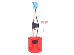 Adaptador de bateria 18v para brinquedos de montar para crianças conversor peg perego com conector azul 48-11-1828