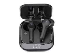 Bestvite F09 Fones Bluetooth Tws Intra-auricular Estéreo Mic Cabo Preto