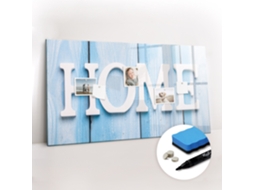 Quadro Magnético Inscrição "casa" Para A Sala De Estar Espelharte (120x60 Cm)