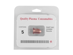5 Peças De Bicos De Cortador De Plasma, Pontas De Tocha, Consumíveis 220990 Para Máquina De Corte Max65