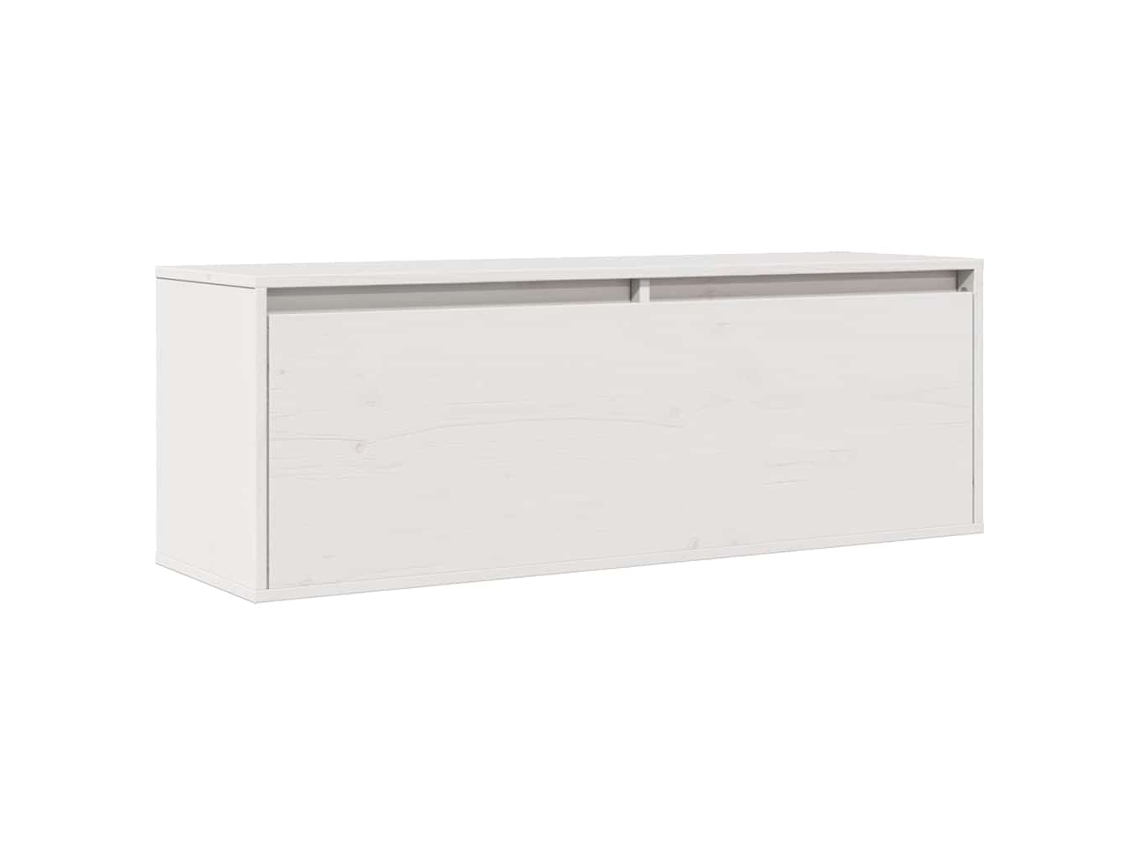 Armário de Parede MAISON EXCLUSIVE em Madeira por Pinho Maciça Branco (100x30x35 cm)