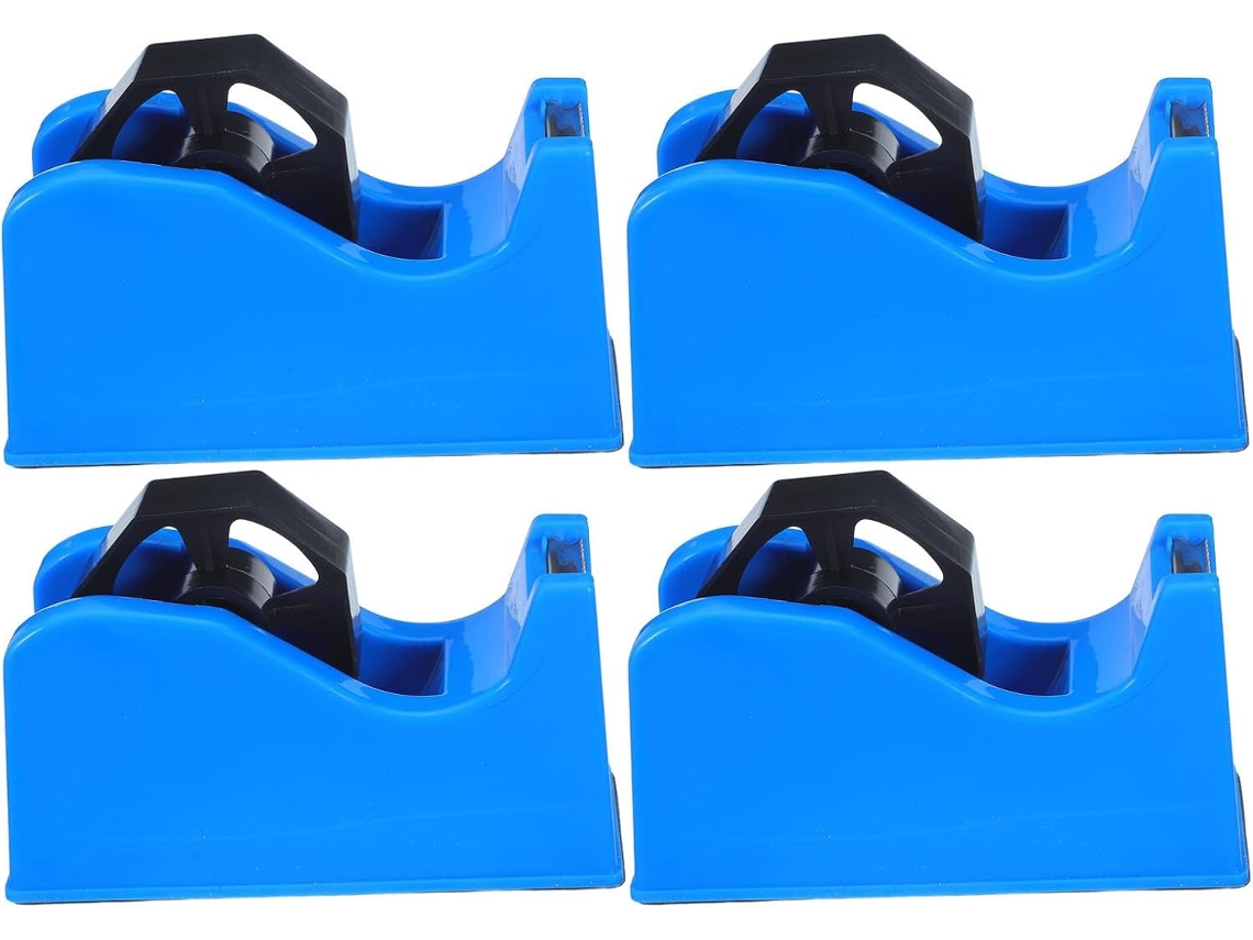 Dispensador De Fita Adesiva Aboofan Precise Com Base Antiderrapante, Fita Adesiva Azul Resistente E Mecanismo De Corte