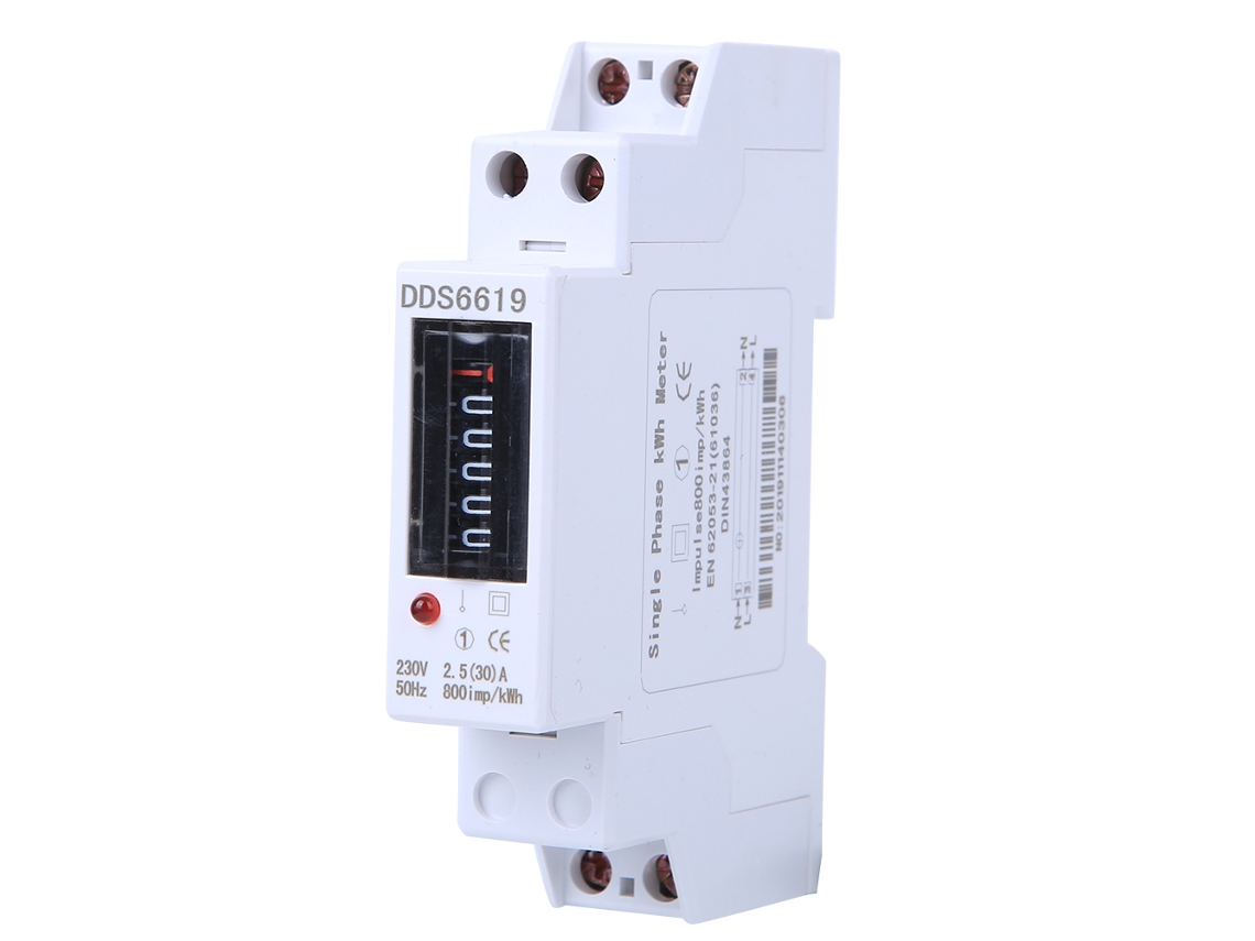 Contador de Energia Monofásico Din Rail 230v